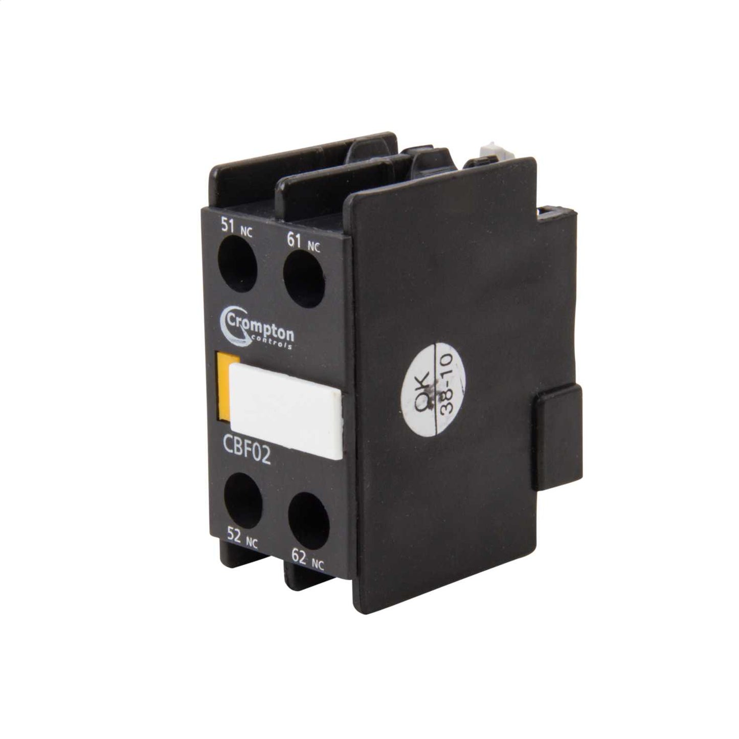 Crompton Top Mount Auxiliary 10A 2 NC Contacts