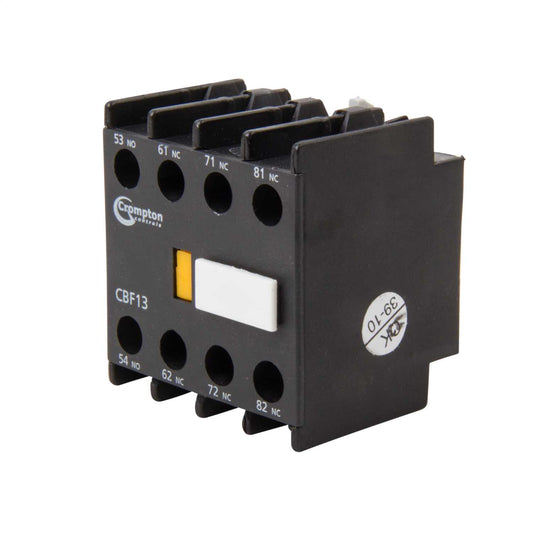 Crompton Top Mount Auxiliary 10A 1 NO + 3 NC Contacts
