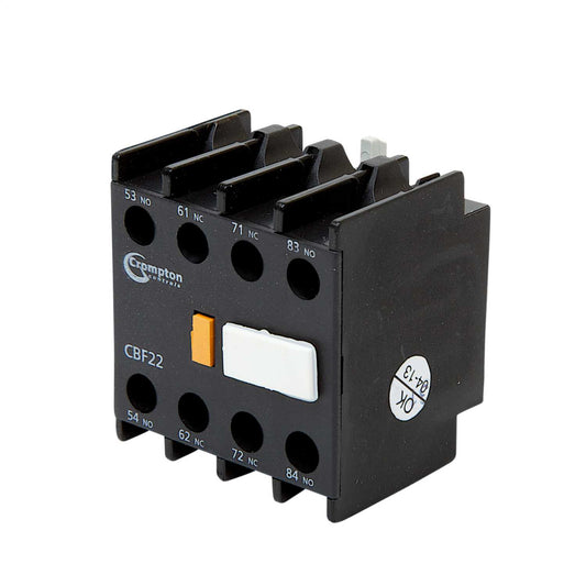 Crompton Top Mount Auxiliary 10A 2 NO + 2 NC Contacts