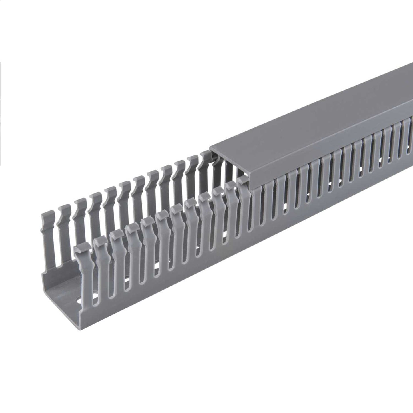 MCG 40mm x 25mm Open Slotted Trunking Grey (2m Length)