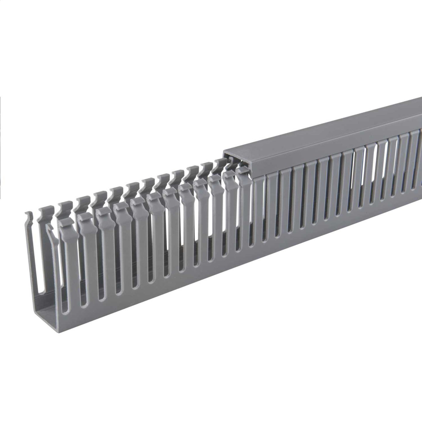 MCG 60mm x 25mm Open Slotted Trunking Grey (2m Length)