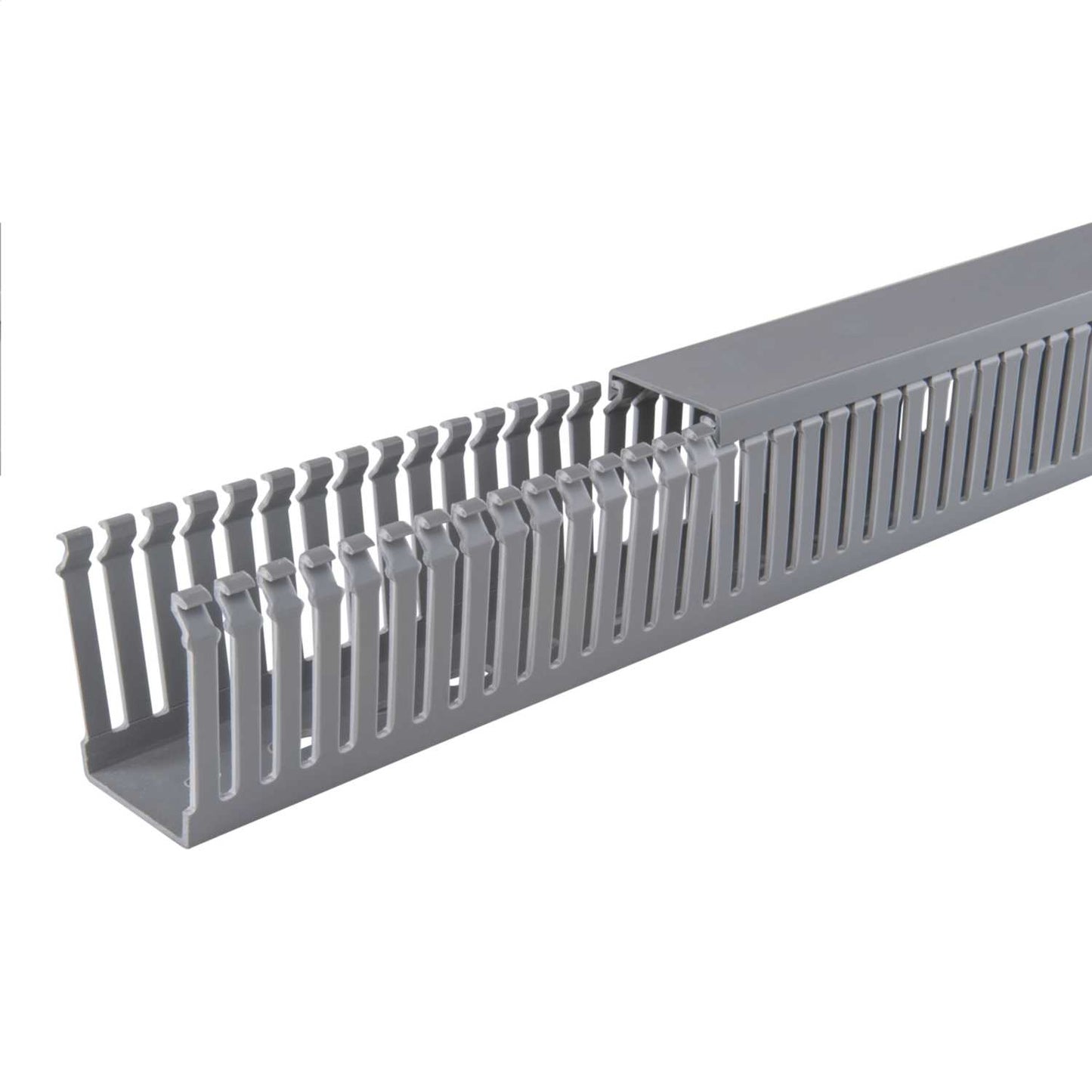 MCG 60mm x 40mm Open Slotted Trunking Grey (2m Length)