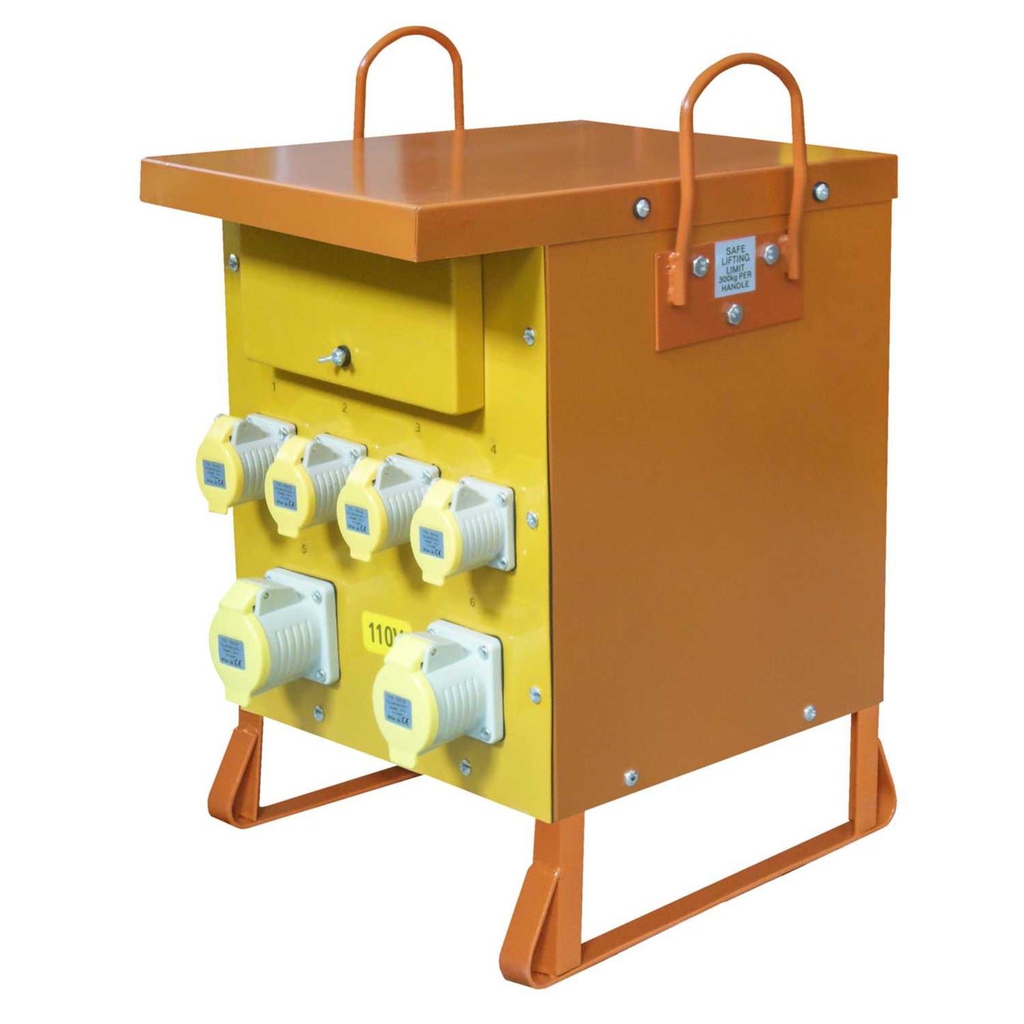 MCG 10kVA Single Phase Portable Tool Transformer 110V with 4 x 16A, 2 x 32A Sockets