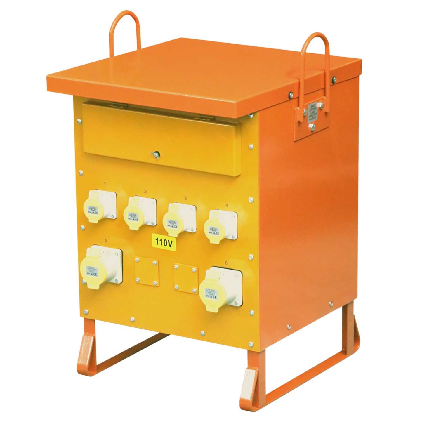 MCG 10kVA Three Phase Portable Tool Transformer 110V c/w 4 x 16A and 2 x 32A Sockets