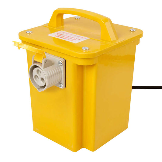 MCG 1.5kVA Single Phase Portable Tool Transformer 110V with 2 x 16A Sockets