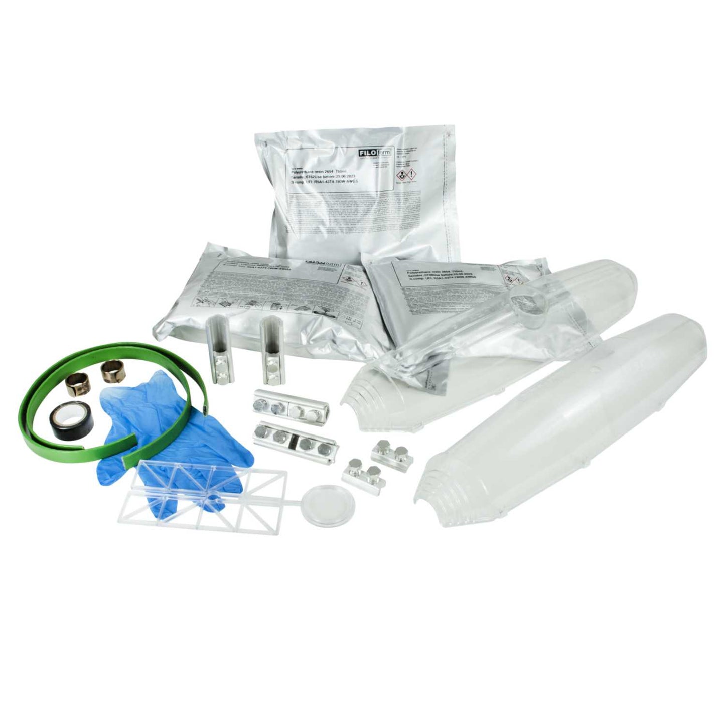 F4P CM4+C Straight Resin Joint Kit for Cables up to 4 Core