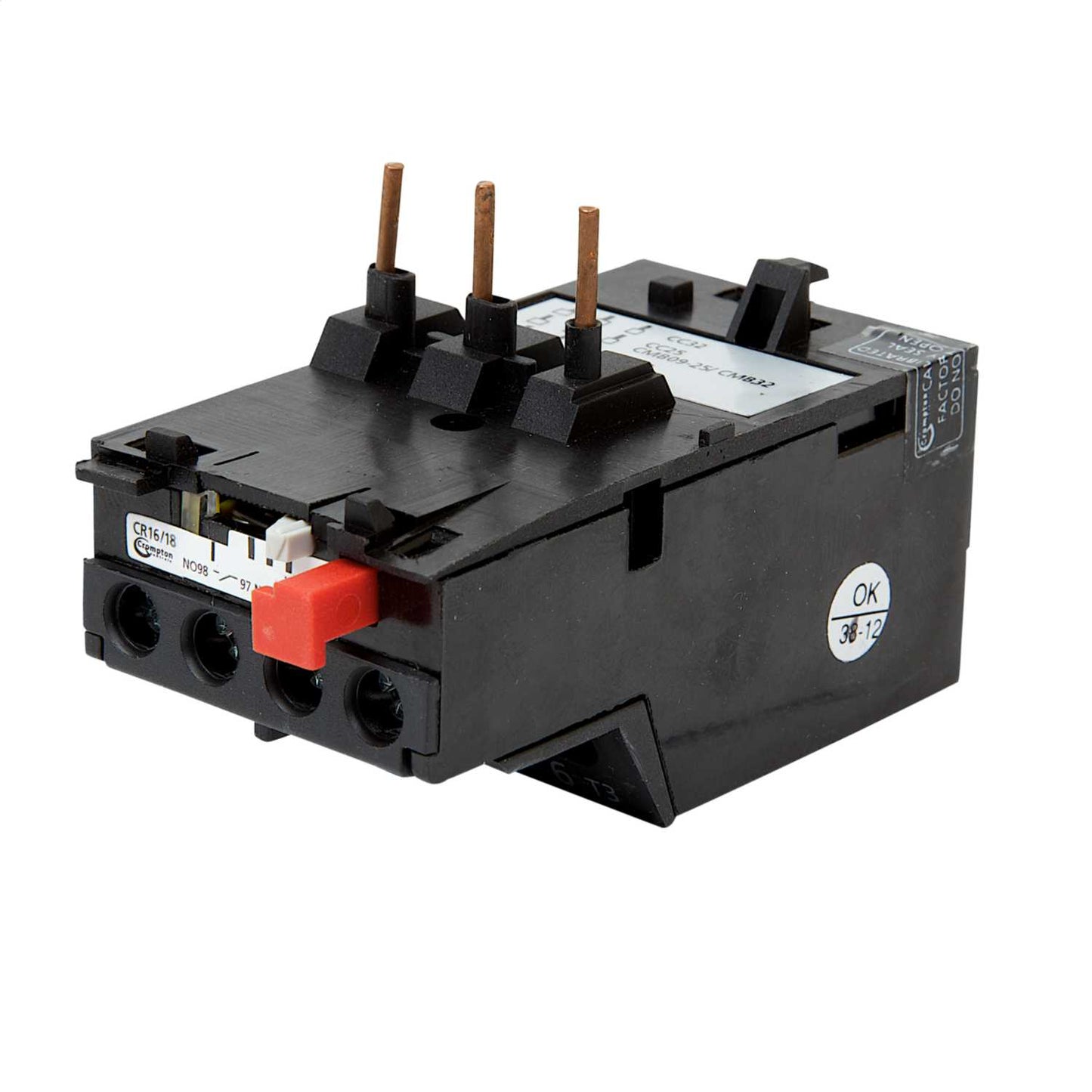 Crompton 13 to 18A Overload Unit