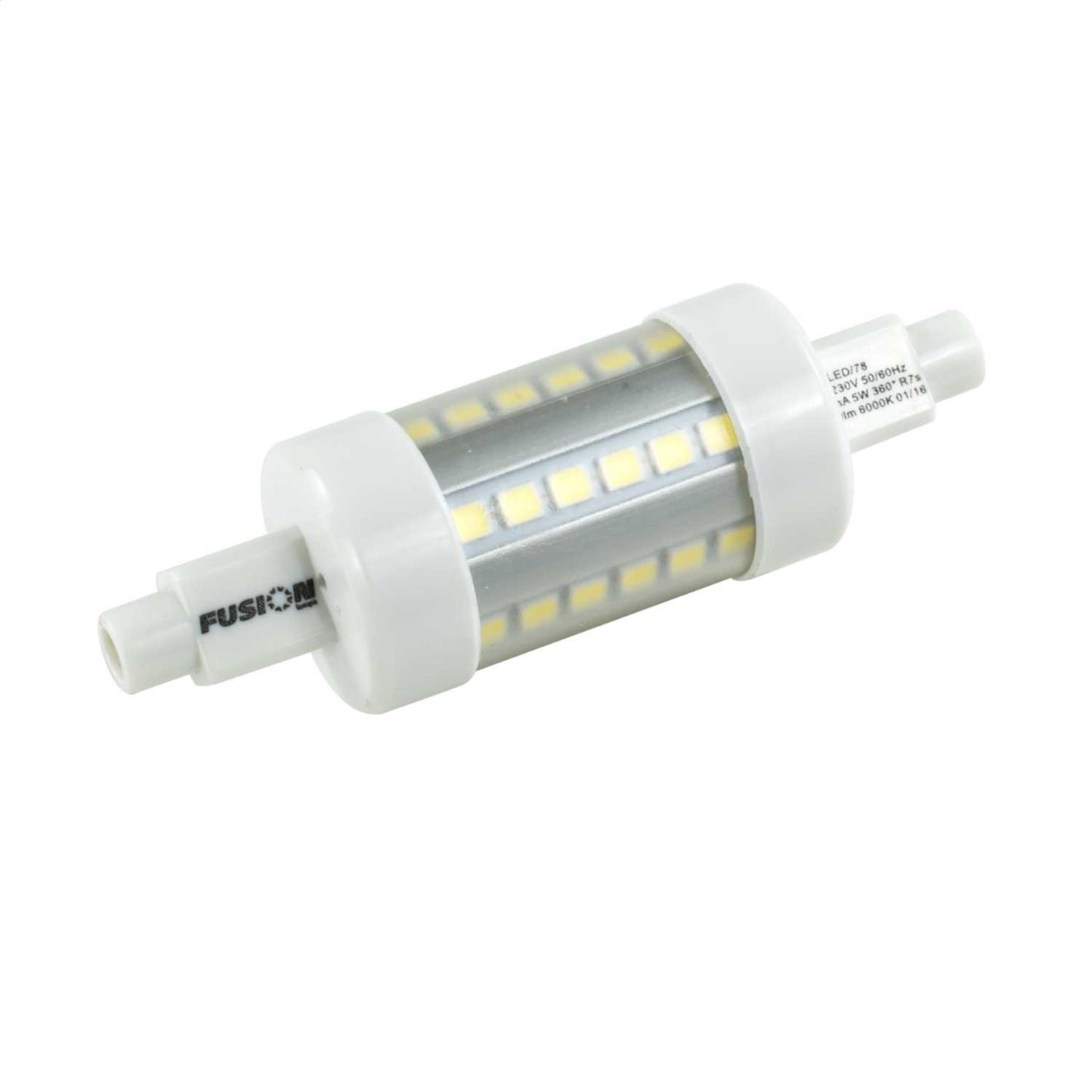 Fusion 5W LED R7s 78mm Non Dimmable Linear Lamp 3000K