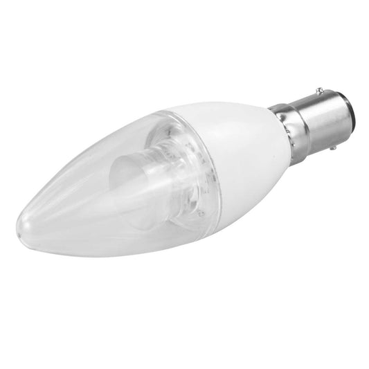 Fusion 5W SBC LED Non Dimmable Candle Lamp Clear 2700K
