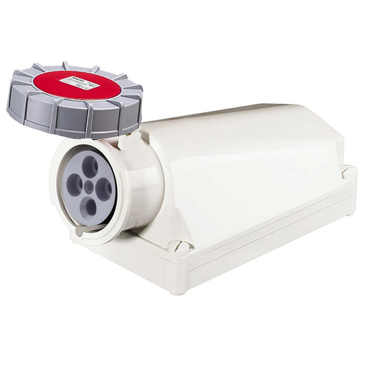 MCG 125A 3P+E 415V Wall Mounted Socket IP67