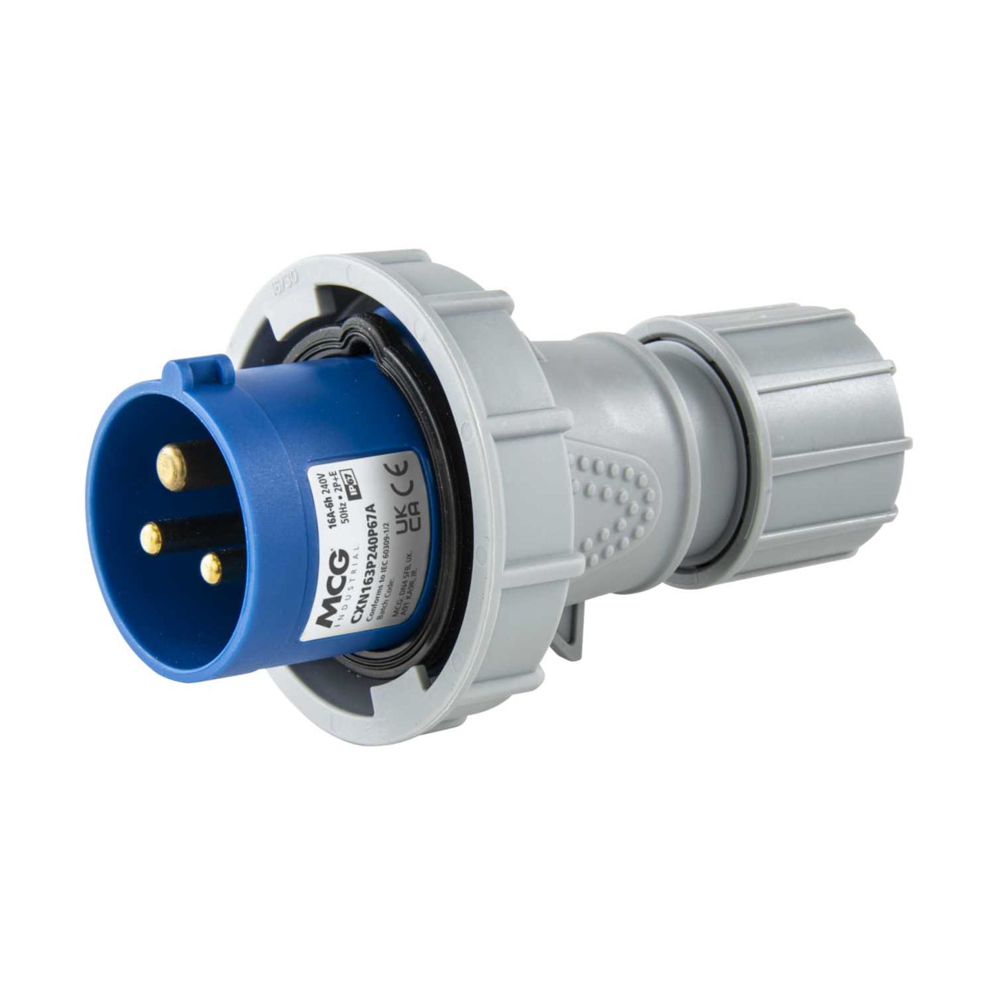 MCG 16A 2P+E 230V Plug IP67