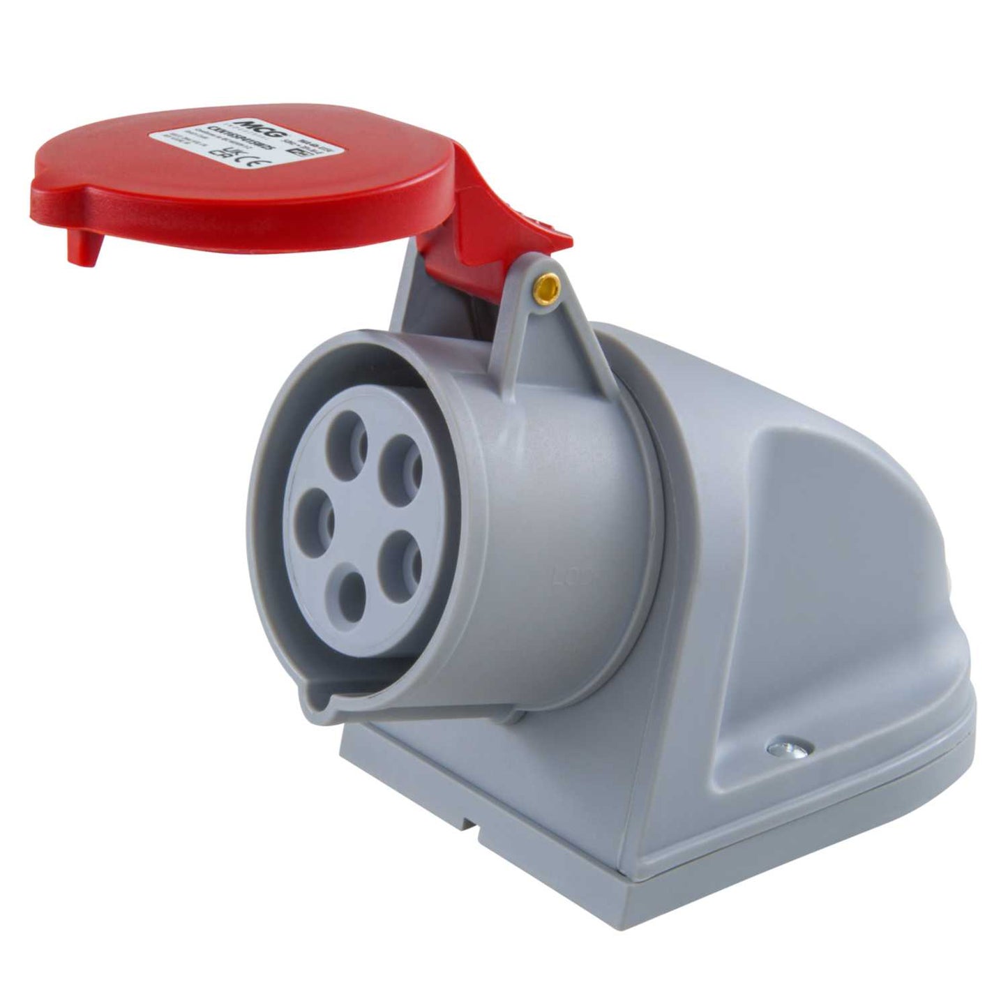 MCG 16A 3P+N+E 415V Wall Socket IP44 with 25mm Gland