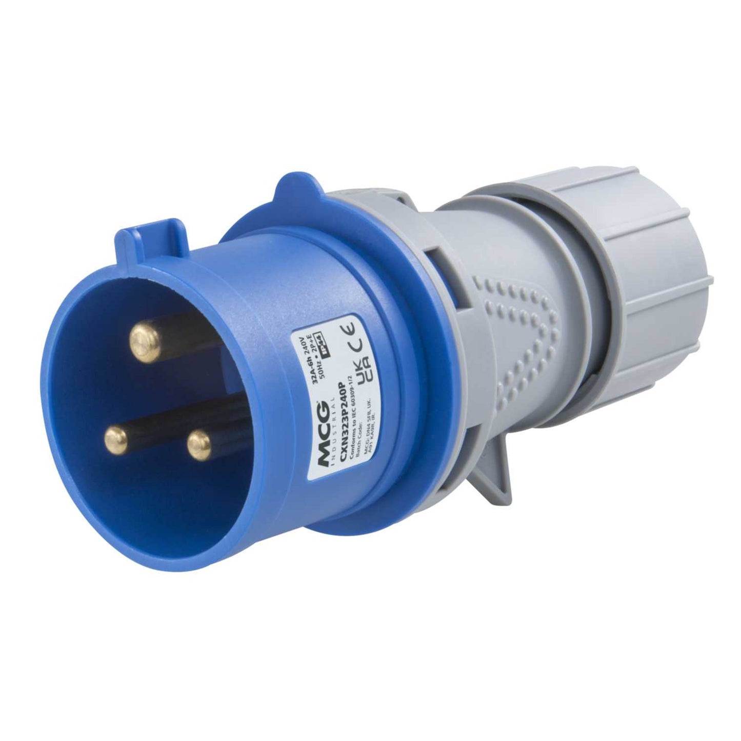 MCG 32A 2P+E 230V Plug IP44