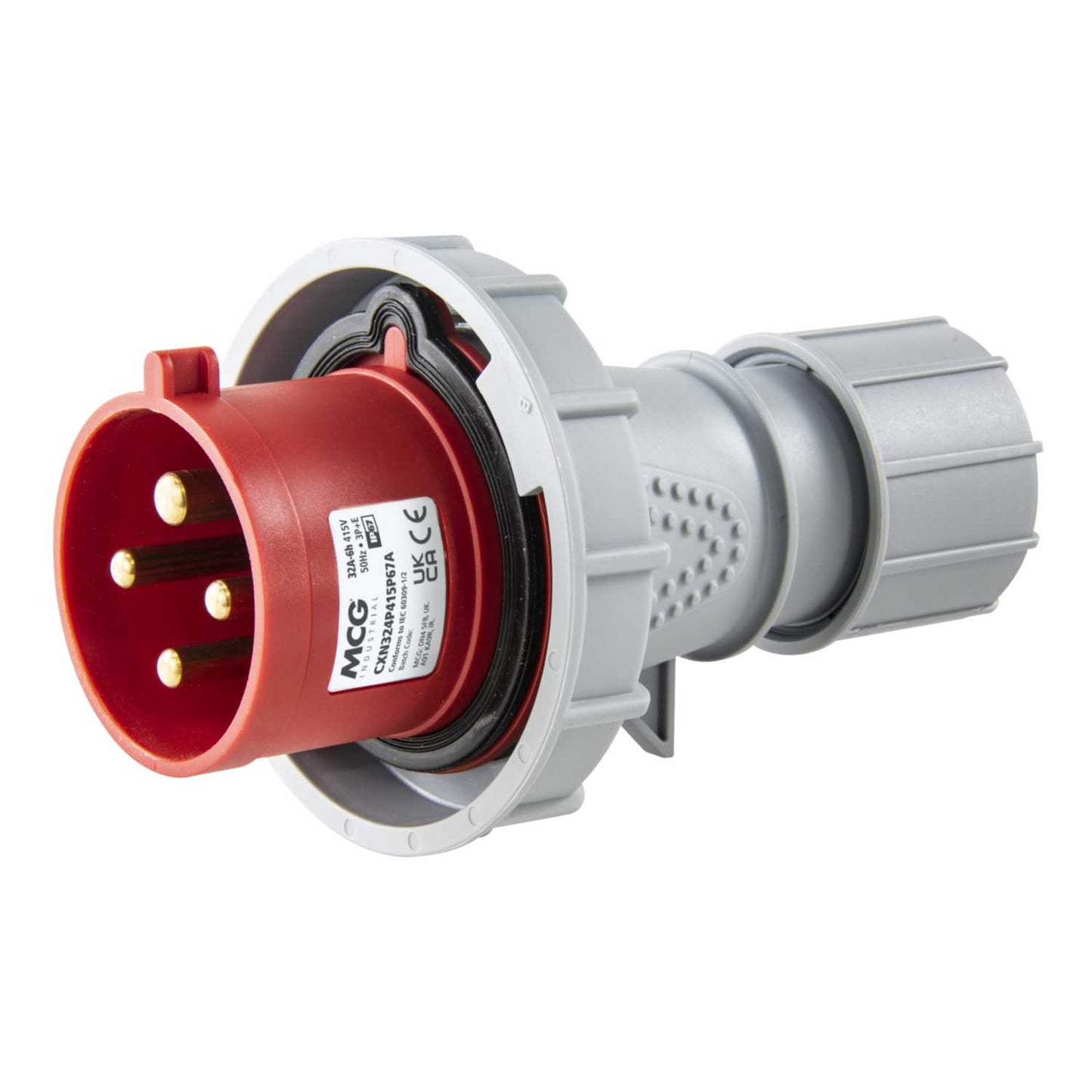 MCG 32A 3P+E 415V Plug IP67