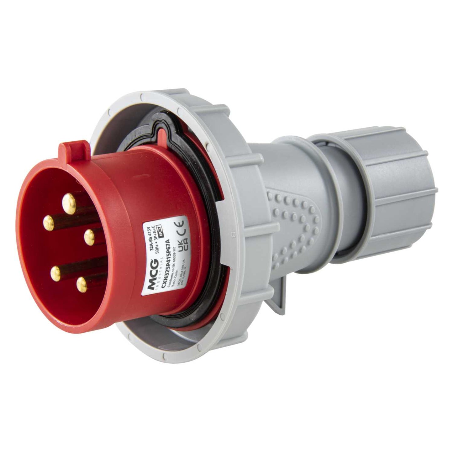 MCG 32A 3P+N+E 415V Plug IP67