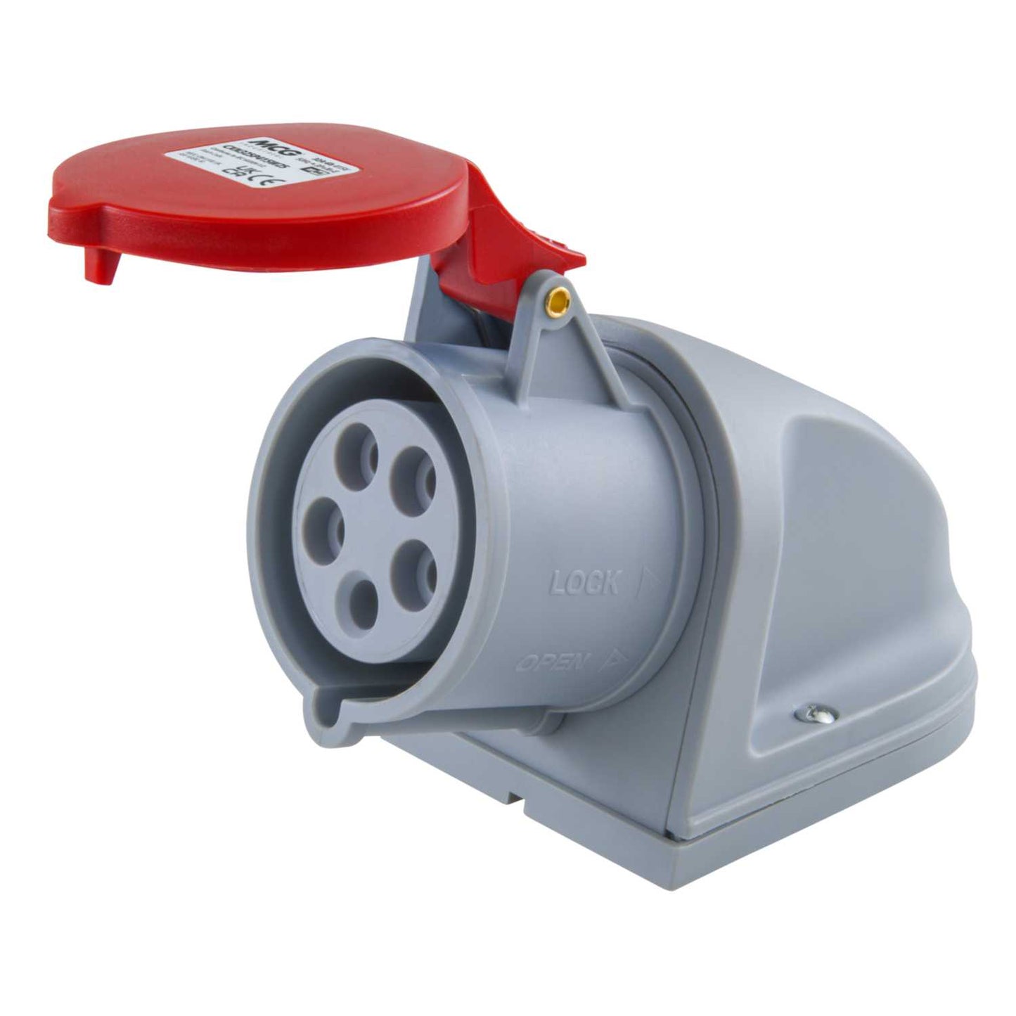 MCG 32A 3P+N+E 415V Wall Mounted Socket IP44 c/w 25mm Gland