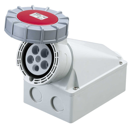 MCG 63A 3P+N+E 415V Wall Mounted Socket IP67