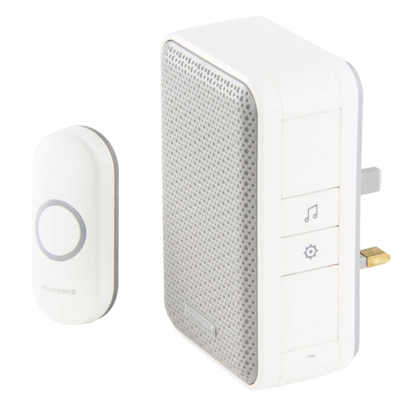 Honeywell Home 150m Wireless Plug In Door Chime Kit 4 Tunes White