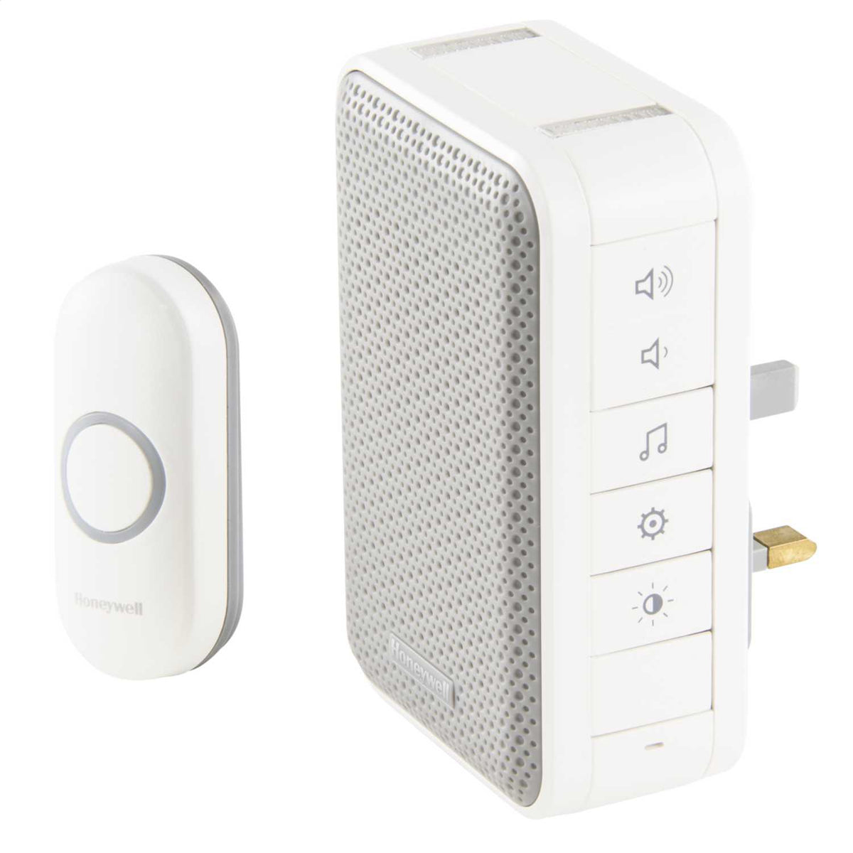 Honeywell Home 150m Wireless Plug In Door Chime Kit 6 Tunes LED White