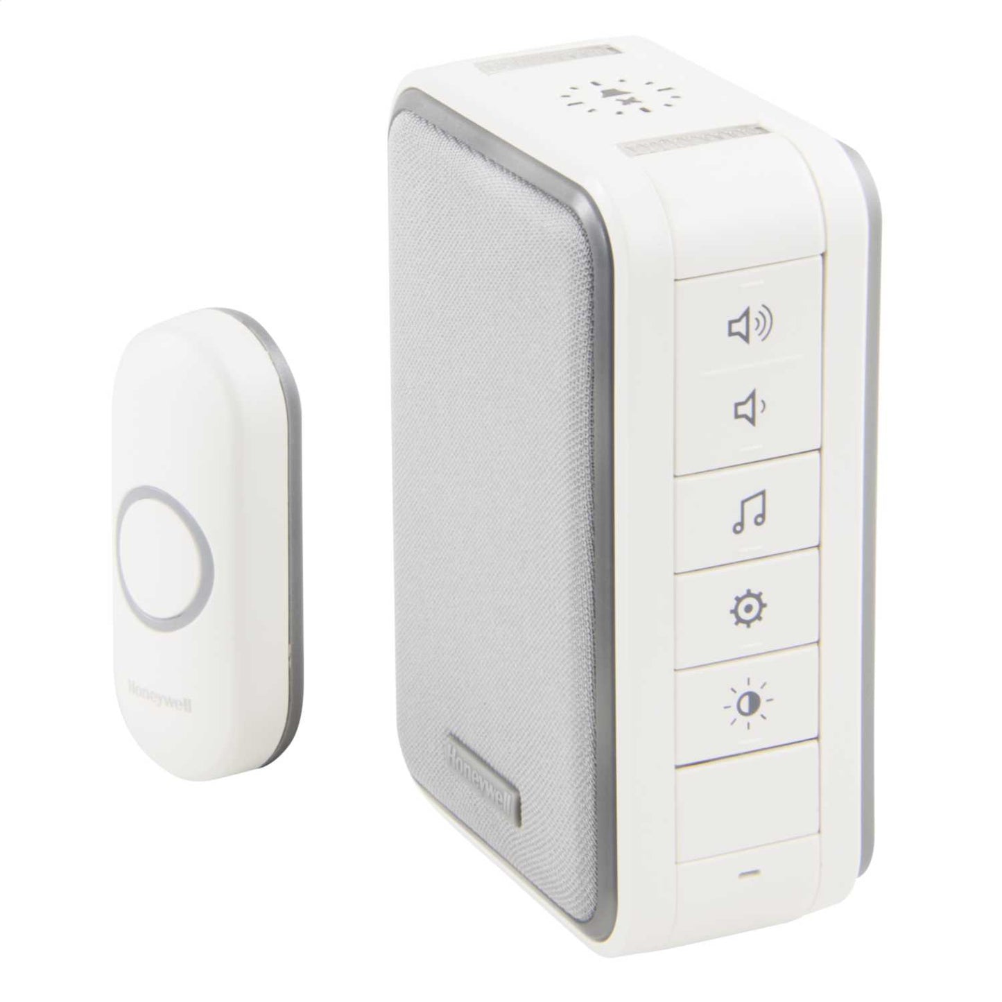 Honeywell Home 150m Wireless Portable Door Chime Kit 6 Tunes Halo LED White