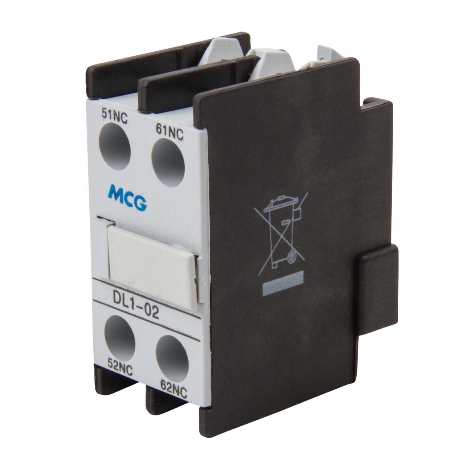 MCG Top Mount Auxiliary 2 NC Contacts 10A Rated