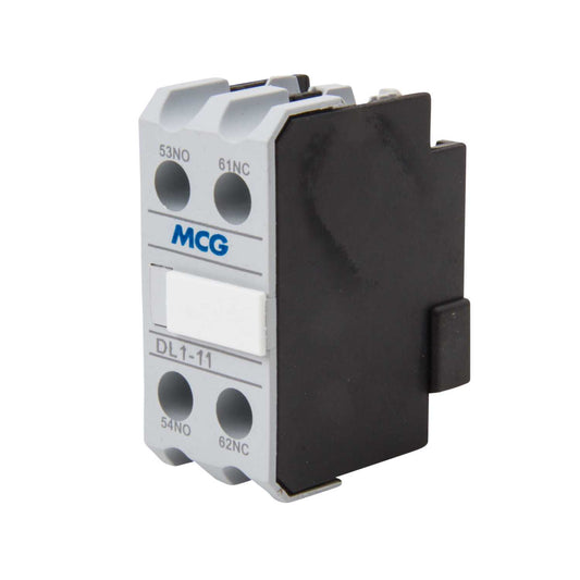 MCG Top Mount Auxiliary 1 NO and 1 NC 10A Rated
