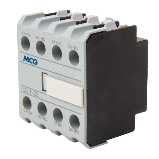 MCG Top Mount Auxiliary 2 NO and 2 NC 10A Rated