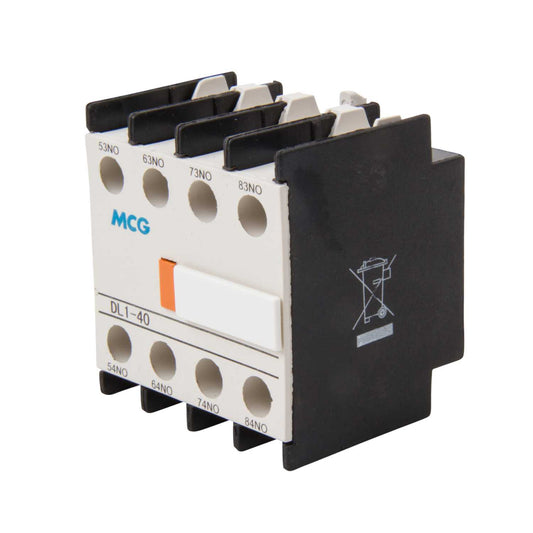 MCG Top Mount Auxiliary 4 NO 10A Rated
