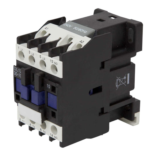 MCG 5.5kW Contactor 3 NO Contacts 240V Coil 1 NO Auxiliary