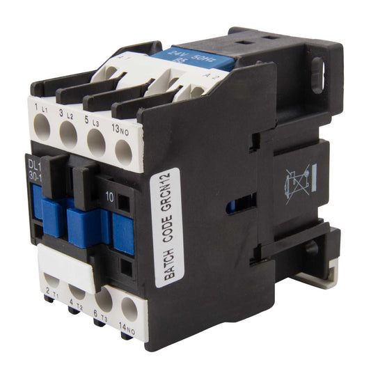 MCG 9.3kW Contactor 3 NO Contacts 24V Coil 1NO Auxiliary