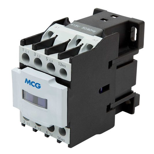 MCG 9.3kW Contactor 3 NO Contacts 415V Coil 1NO Auxiliary