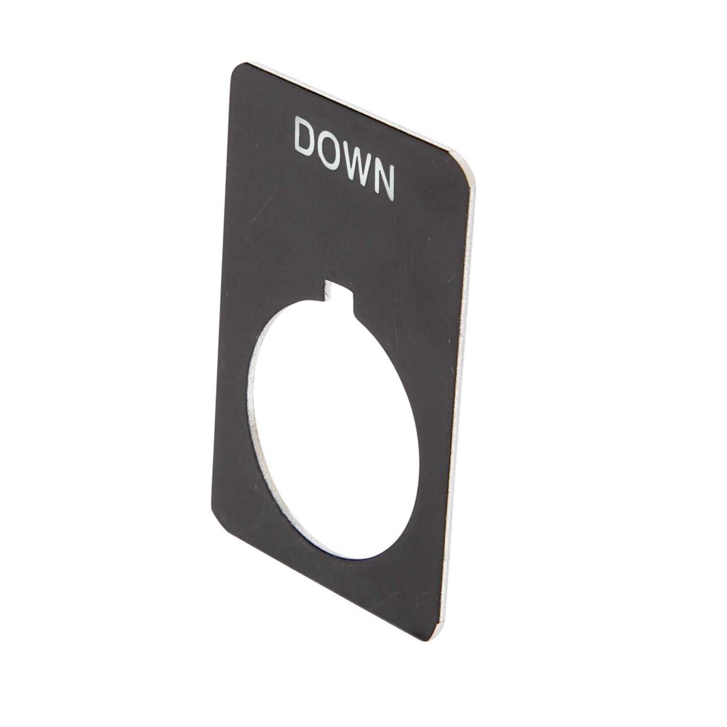 MCG Down Legend Plate for Pushbuttons