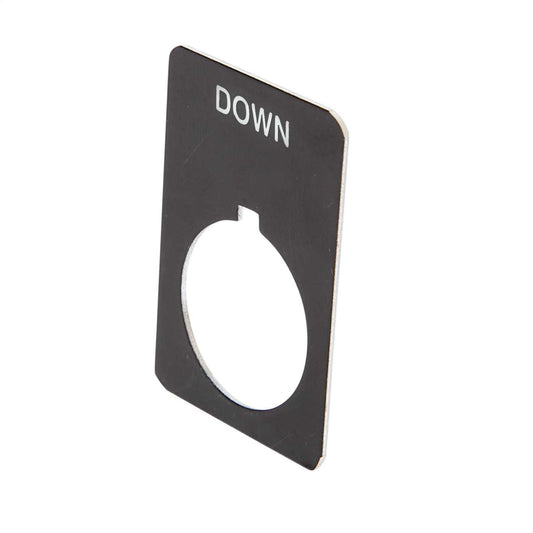 MCG Down Legend Plate for Pushbuttons