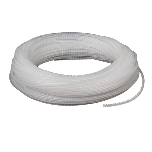 MCG 1mm Transparent Crenellated Grommet Strip (Pack of 35m)