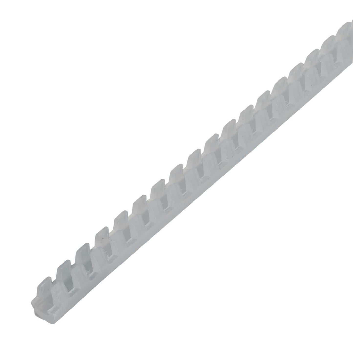 MCG 2mm Transparent Crenellated Grommet Strip (Pack of 25m)