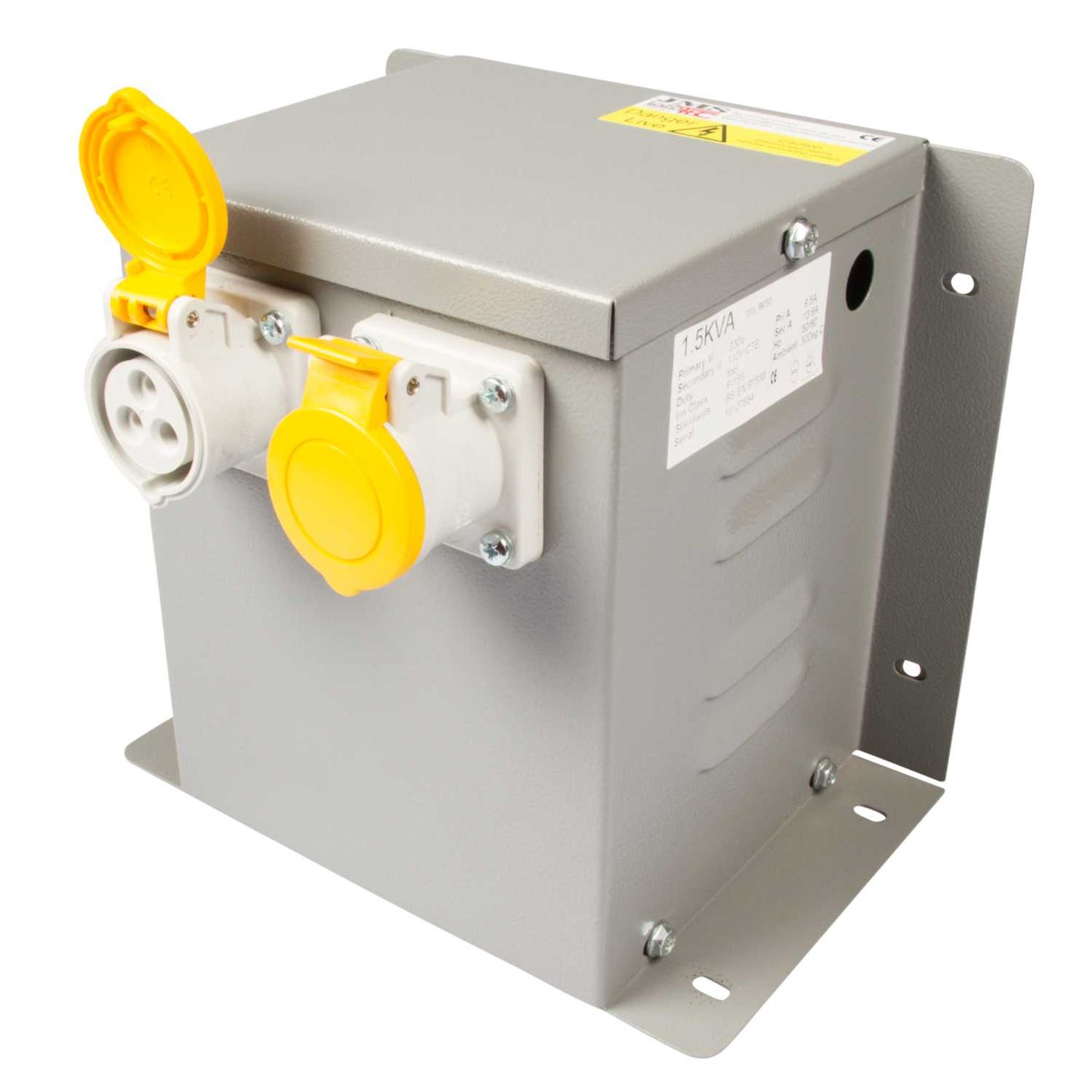 MCG 1.5kVA 230V to 110V Wall / Floor Mounted Transformer with 2 x 16A Sockets
