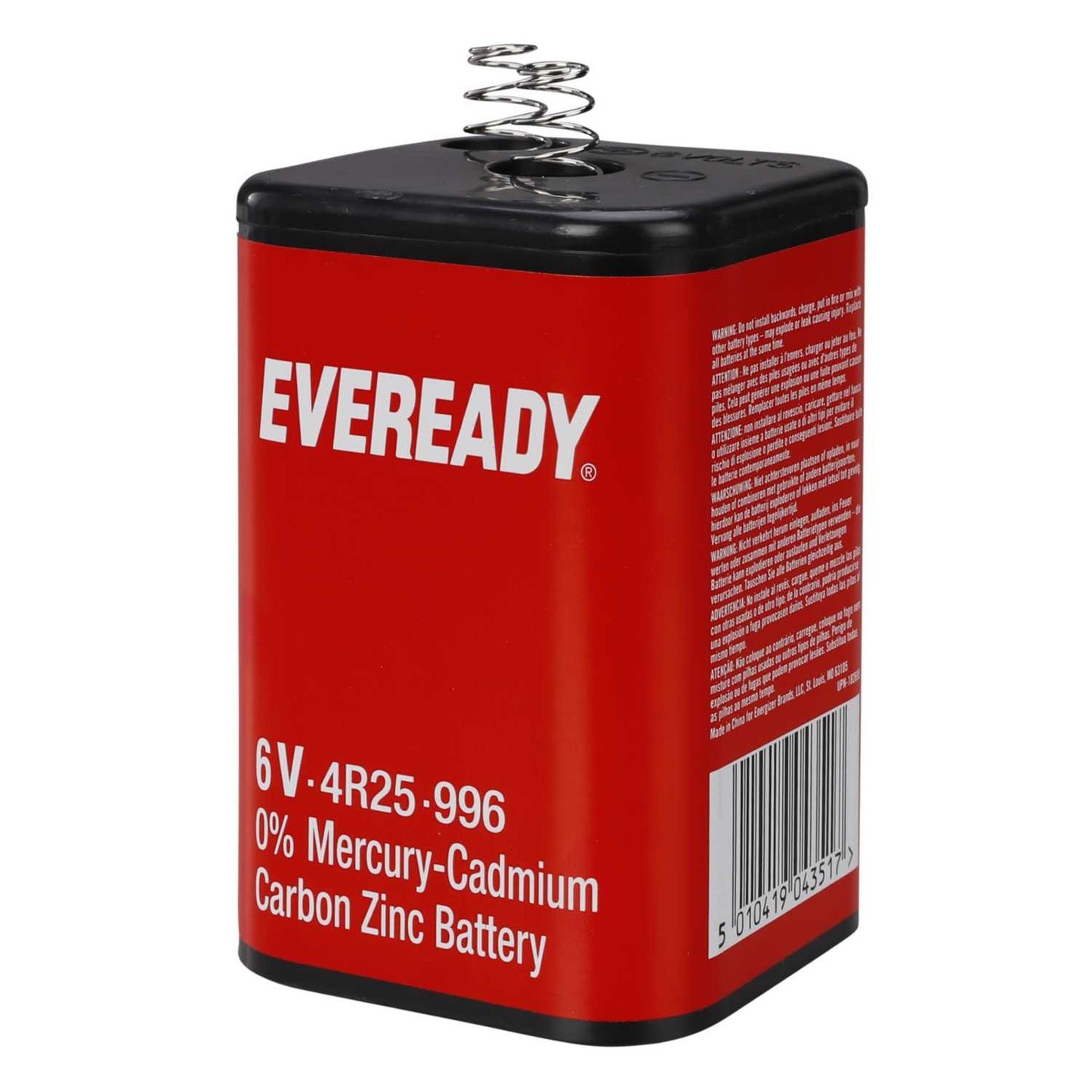 Energizer 6V 4R25R / PJ996 Super Heavy Duty Battery