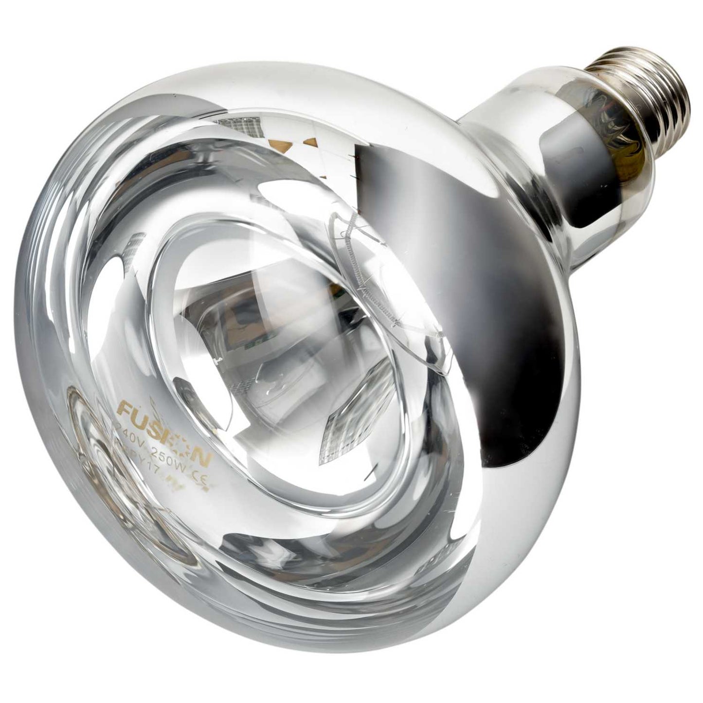 Fusion 250W ES Infrared R125 Hard Glass Lamp Clear