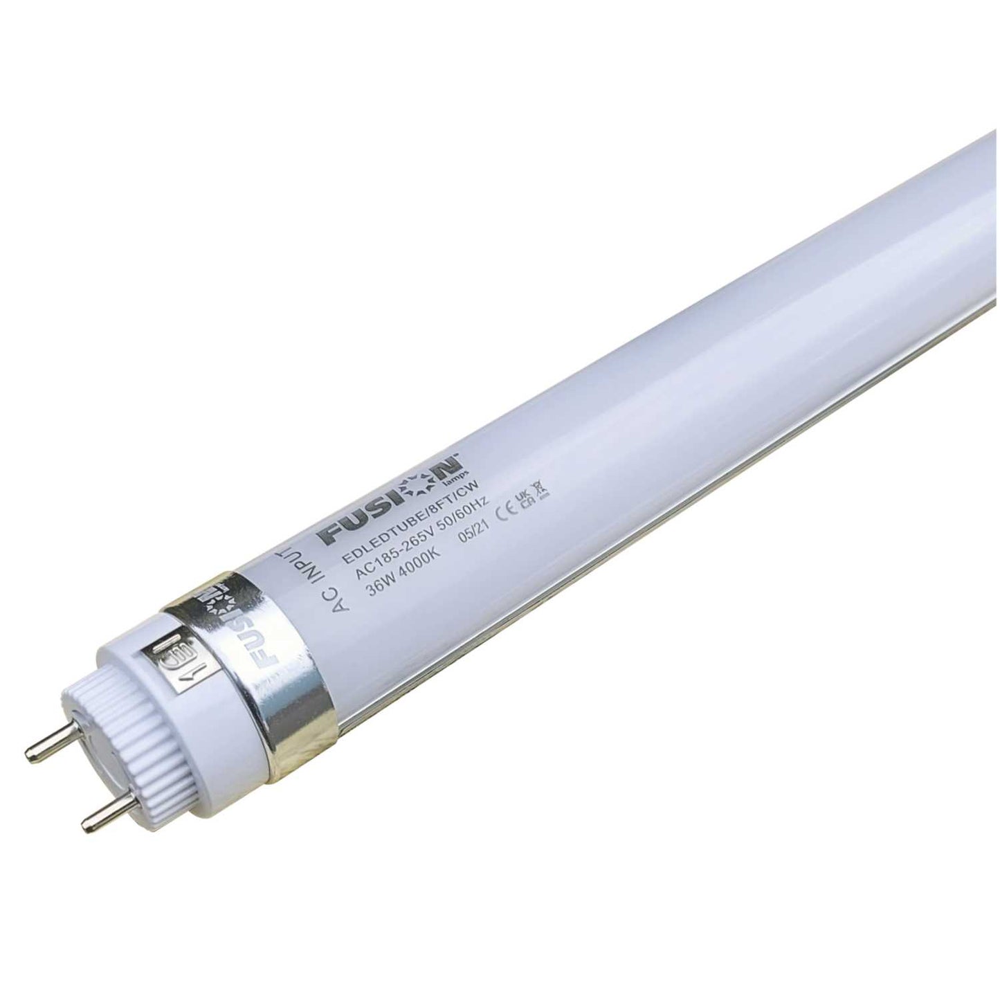Fusion 36W T8 8ft LED Non Dimmable Tube 4000K