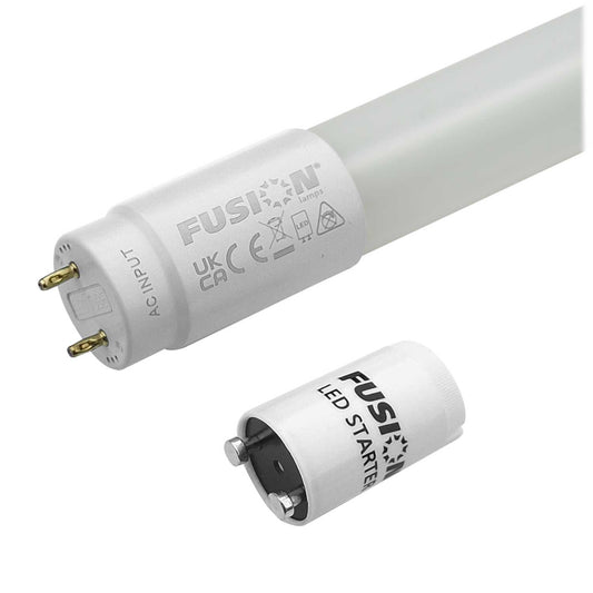 Fusion 24W 5ft T8 LED Non Dimmable Glass Tube 4000K