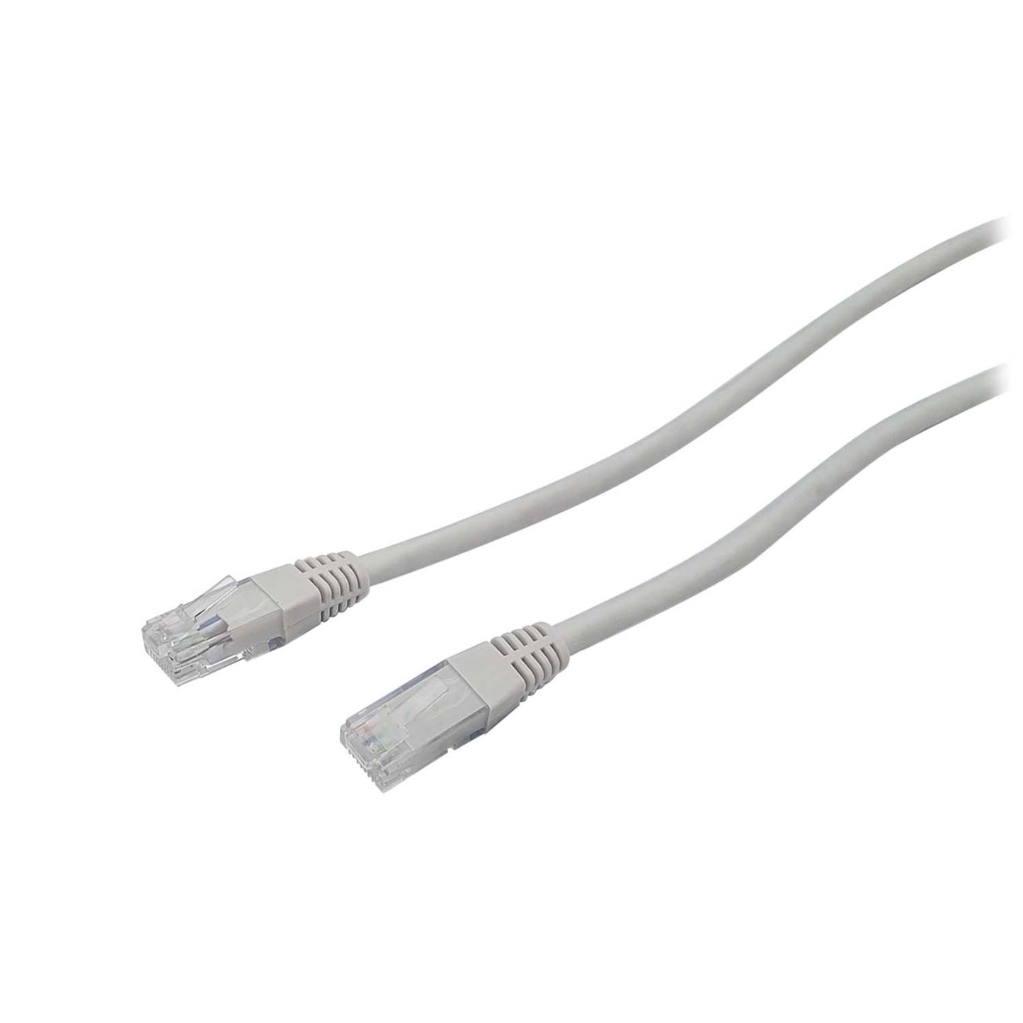Emitex 20m CAT5e U/UTP Booted Patch Lead Grey
