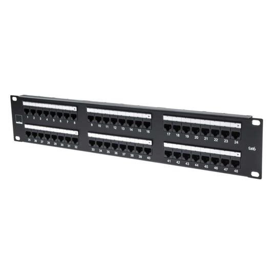 Emitex CAT6 2U 48 Port Patch Panel