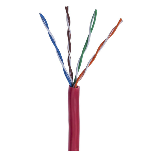 Emitex CAT5e U/UTP Unshielded Twisted Pair Cable Red 305m
