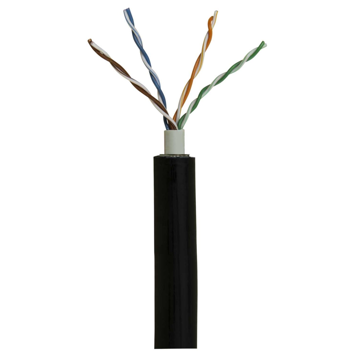 Emitex CAT5e U/UTP Unshielded Twisted Pair Lsoh Csta Cable Black 500m