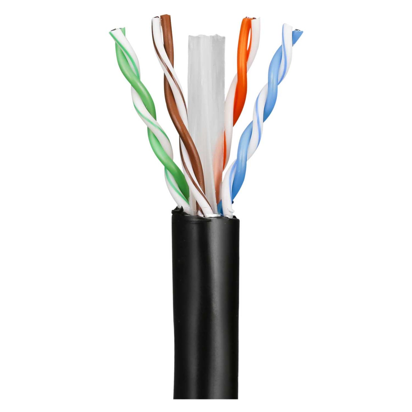 Emitex CAT6 U/UTP Unshielded Twisted Pair External Duct Cable Black 305m