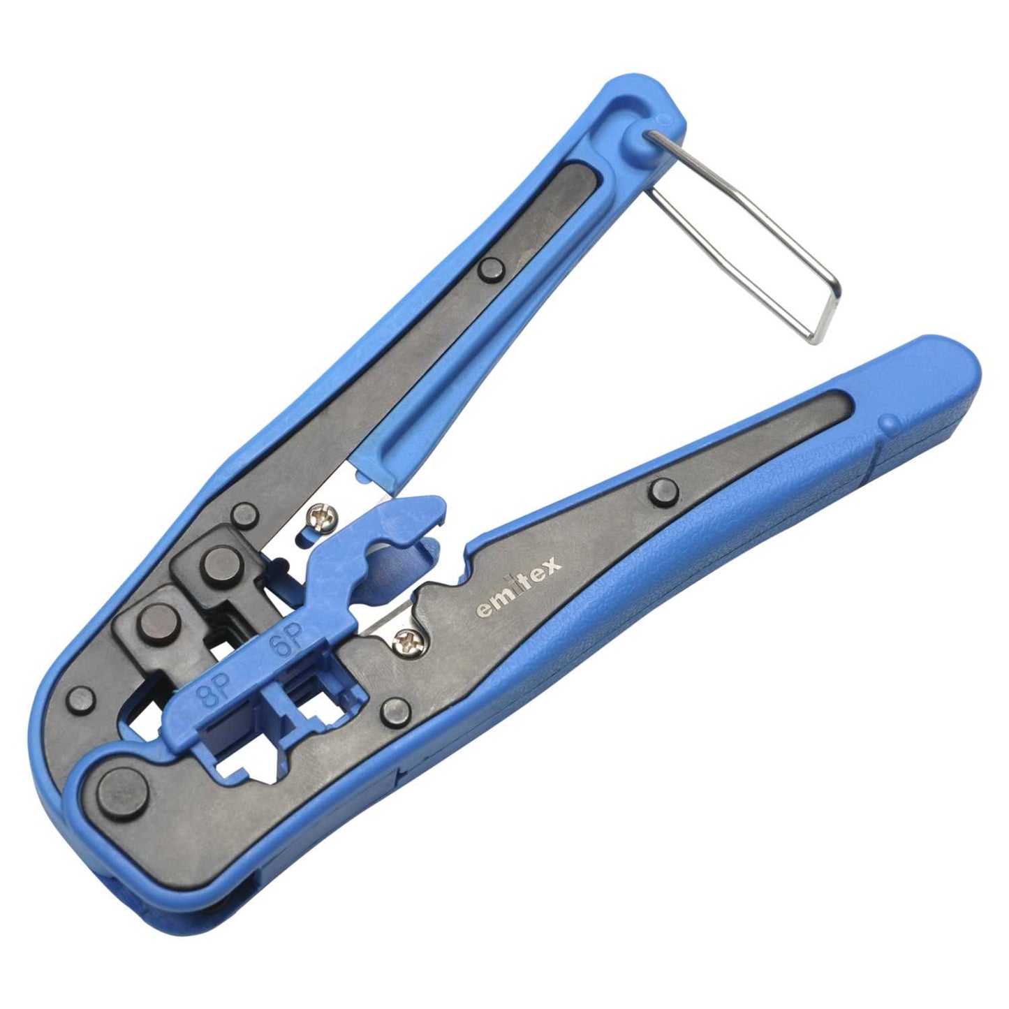 Emitex RJ45 and RJ11 Strip and Crimp Tool