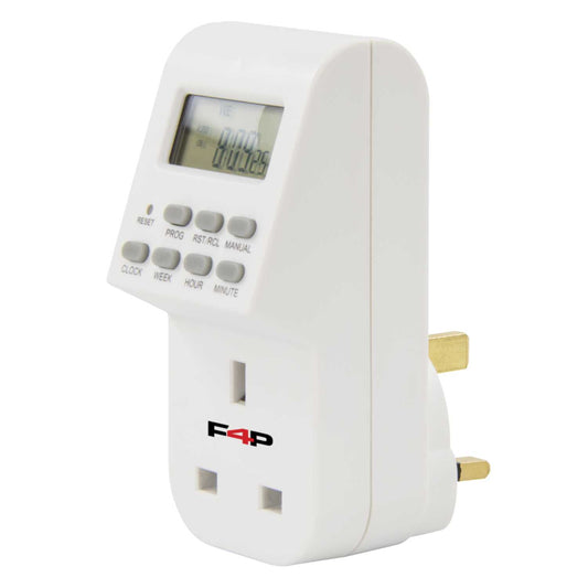 F4P 24 Hour/7 Day Plug In Digital Timer