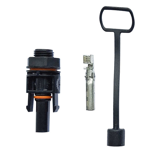 F4P 1500V DC PV Solar Straight Female Connector c/w Sealing Cap