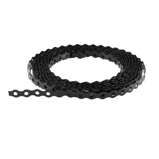 Norslo 12mm All Round Fixing Band Black PVC Coated (10m Roll)