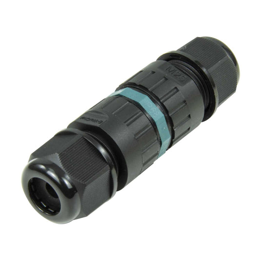F4P 16A In-Line 5 Pole Cable Connetor IP68 Black